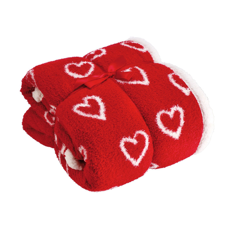 regalo italiano regalo italiano coperta sherpa thierry matrimoniale 200 x 220 cm fantasia cuori 1 pz ean 8057586277809