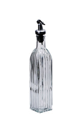 regalo italiano regalo italiano oliera acetiera ass con tappo acciaio 500 ml h 30 cm 6 x 6 cm vetro trasparente 1 pz ean 8057586201705