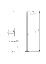 immagine-4-sined-chia-doccia-per-esterni-in-acciaio-316l-soffione-e-doccino-h-230-cm-inox-canna-di-fucile-ean-8025431153066