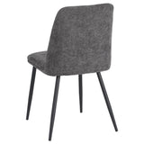 di mo di mo sedia tracy in tessuto grigio scuro 57x45x84 cm design moderno ean 8010402514816