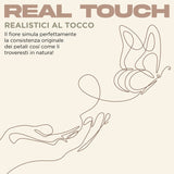 edg enzo de gasperi edg enzo de gasperi bouquet di 5 tulipani chiusi gomma olis ass h 40 cm bianco o rosa 1 pz ean 8059824081803