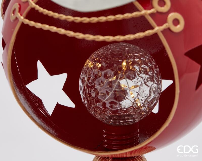 edg enzo de gasperi edg enzo de gasperi decoro babbo natale led h 53 cm d 16 cm green red ean 8059824542106