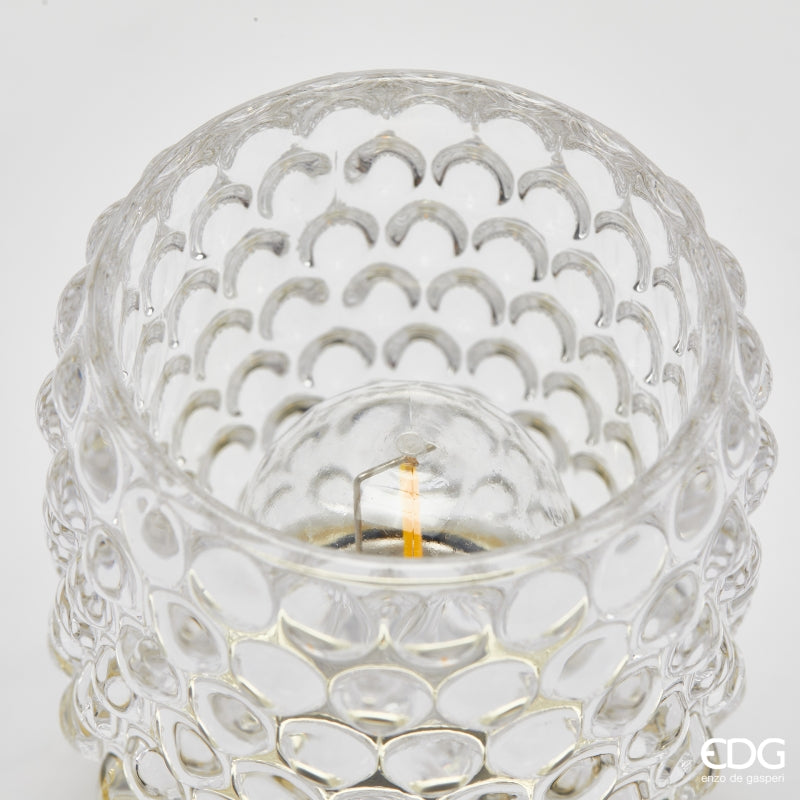 edg enzo de gasperi edg enzo de gasperi lampada da tavolo bubbles rotondo led h 11 cm d 85 cm ip20 scatola regalo natural ean 8059824611079