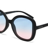 okkia okkia occhiale da sole premontato butterfly mod anna soft touch black lenti blue pink ean 8056211374258