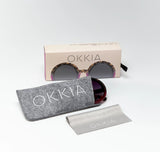 okkia okkia occhiale da sole premontato mod monica round havana pink ean 8052862288982