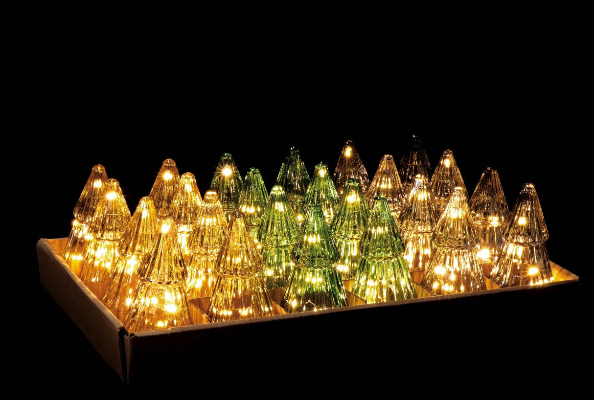 regalo italiano regalo italiano lampada albero di natale 5 led ass d 6 cm h 11 cm oro 1 pz ean 8057586127425