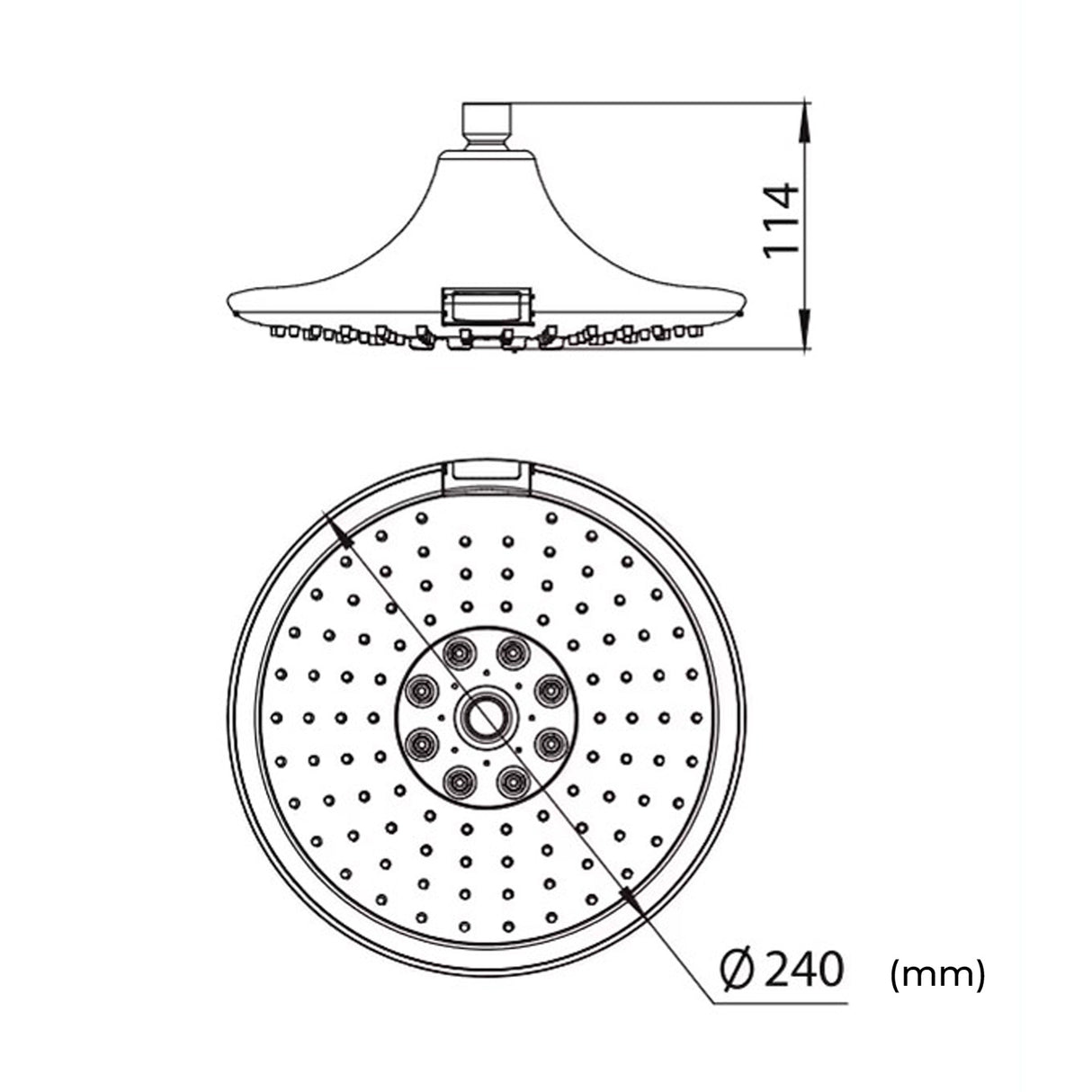 immagine-5-sined-led-3-soffione-a-pioggia-rotondo-da-24-cm-con-led-e-3-funzioni-del-getto-grigio-ean-8025431017214