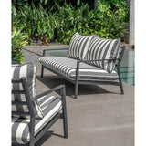 talenti talenti salotto finn set sofa 2 poltrone living e tavolo caffe d58 bianco graphite