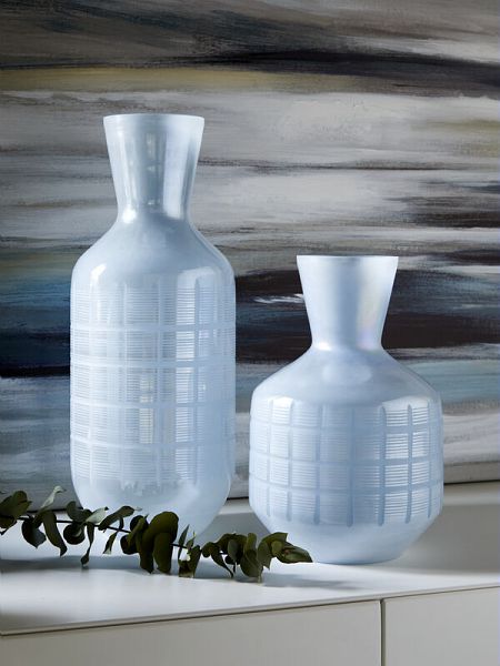 tognana tognana vaso quadretti bombato h 30 cm design nuvola ean 8056444358452