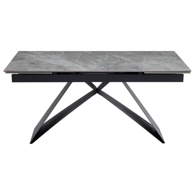 di mo commerciale di mo commerciale tavolo allungabile darren 160 240 x 90 h 77 cm piano in ceramica grigio design moderno ean 8010402507924