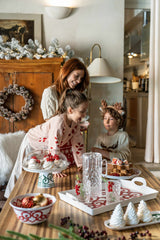 guzzini guzzini contenitore natalizio harmonia melamina d 2250 cm h 10 cm table decor bianco rosso ean 8008392412663