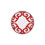 guzzini guzzini set 6 posti tavola harmonia natalizia porcellana bianco rosso 18 pz ean 8008392412441