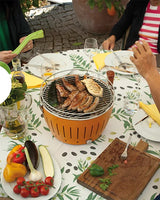 lotusgrill lotusgrill barbecue portatile 35 x 35 x 23 4 cm per interno ed esterno arancione ean 4260023010868