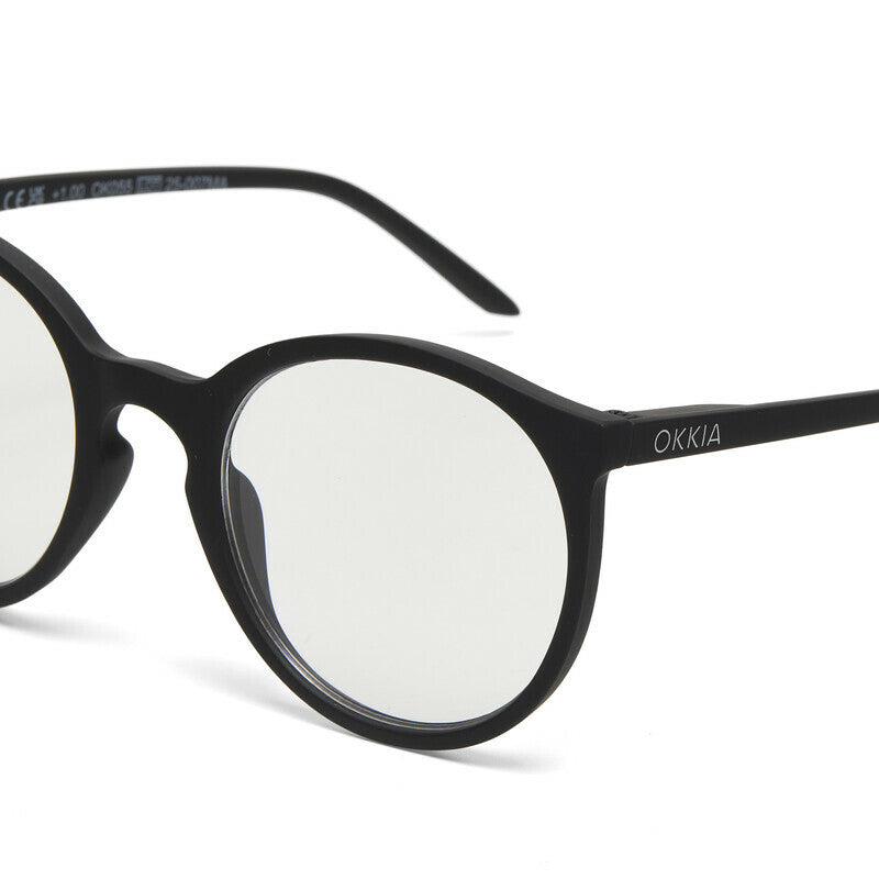 okkia okkia occhiale da lettura mod bologna premontato soft touch black diottrie 3 00 ean 8056211374098