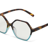 okkia okkia occhiale da lettura mod valencia premontato soft touch spring anti luce blu havana blue diottrie 1 00 ean 8056211374609