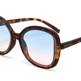 okkia okkia occhiale da sole premontato butterfly mod anna soft touch havana lenti blue pink ean 8056211374265