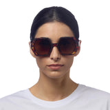 okkia okkia occhiale da sole premontato esagonale mod emma classic havana ean 8055773198029