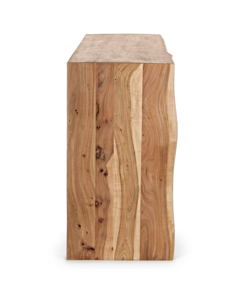 bizzotto bizzotto credenza 2 ante 3 cassetti eneas l 160 cm h 85 cm p 45 cm legno di acacia ean 8051836130524
