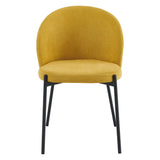 di mo di mo sedia shelly in tessuto senape 320 g 55x45x80 cm sedia design moderna imbottita ean 8010402495184