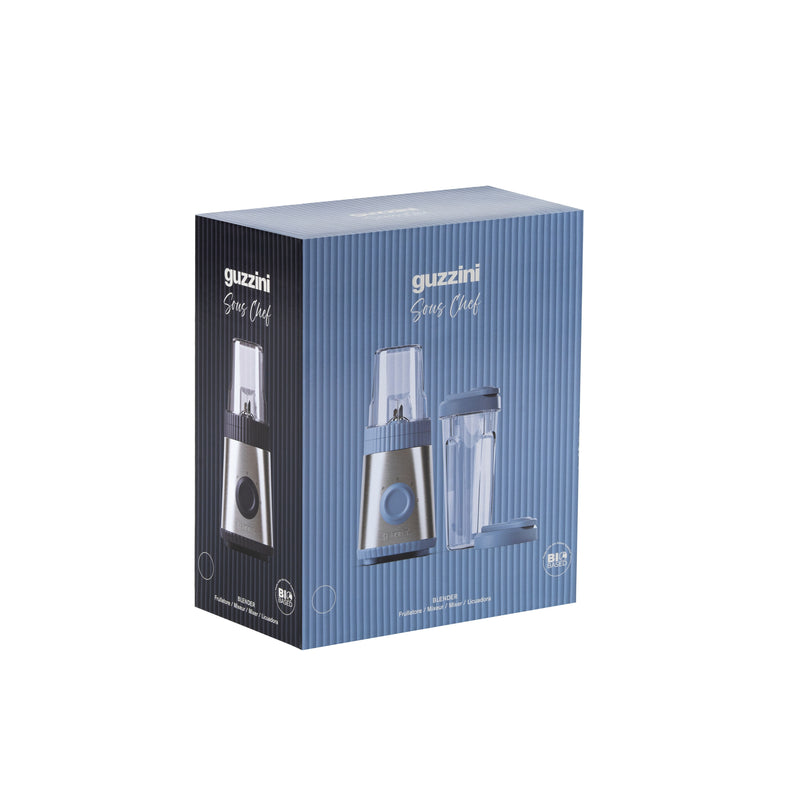 guzzini guzzini frullatore portatile on the go sous chef antracite blender compatto con bicchiere design moderno ean 8008392424116