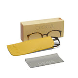 okkia okkia occhiale da lettura mod bologna premontato soft touch classic havana diottrie 1 00 ean 8056211374104
