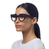 okkia okkia occhiale da lettura mod claudia premontato gatto soft touch spring nero diottrie 1 00 ean 8055773192911