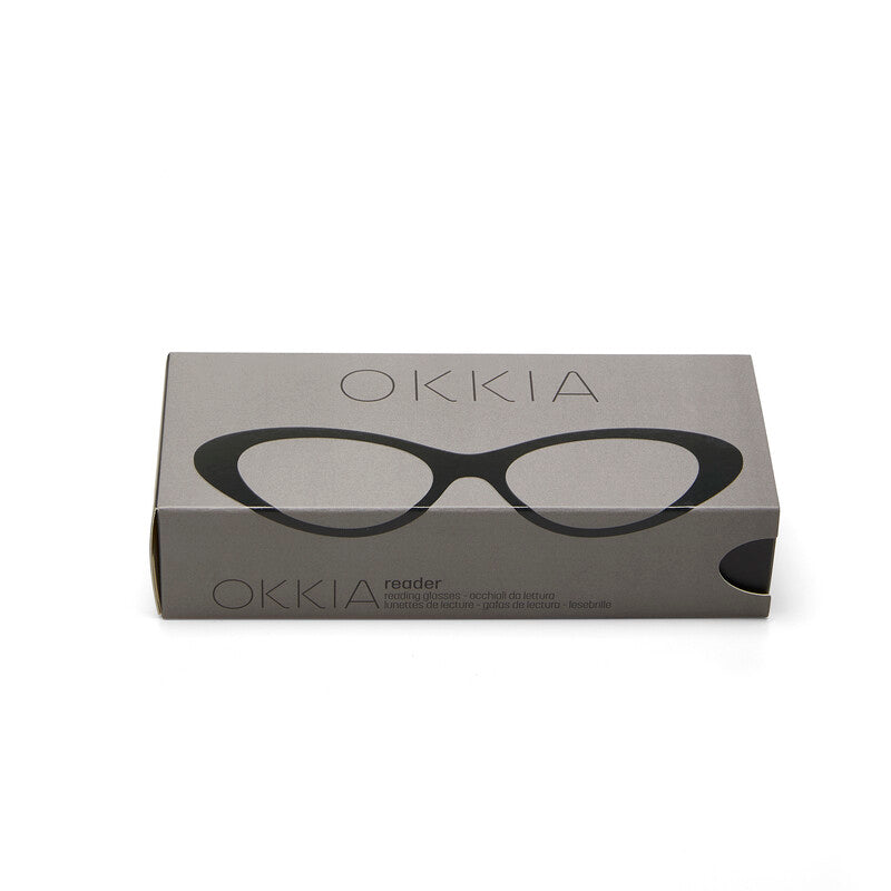 okkia okkia occhiale da lettura mod lina cat eye nero diottrie 1 00 ean 8055773199903