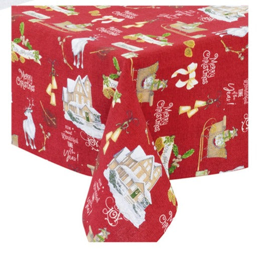 preziosa home preziosa home tovaglia in twill ass natale 130 x 230 cm multicolor 1 pz ean 8050264133459