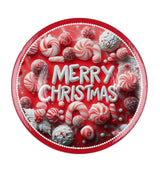 regalo italiano regalo italiano sottopiatto merry christmas natale tondo plastica d 33 cm ass multicolor 1 pz ean 8057586115118