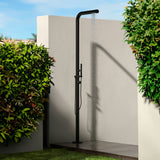 immagine-7-sined-budoni-doccia-da-giardino-in-acciaio-inox-316l-con-doccetta-altezza-221-cm-nero-satinato-ean-8025431016798