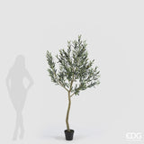 edg enzo de gasperi edg enzo de gasperi olivo con vaso h 200 cm pianta artificiale anti uv verde ean 8059824607607