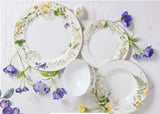 edg enzo de gasperi edg enzo de gasperi set piatti fiorimix fondi piatti frutta ciotoli 24 pz giallo verde ean 8059824654663
