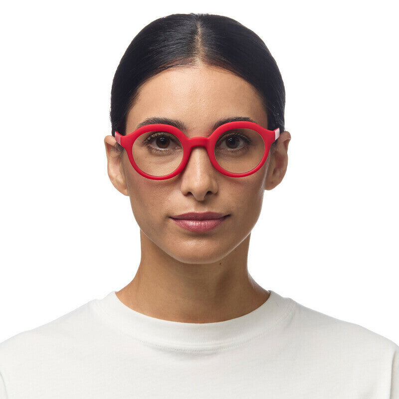 okkia okkia occhiale da lettura mod lauro premontato soft touch red diottrie 1 50 ean 8056211371042