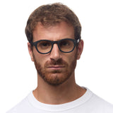 okkia okkia occhiale da lettura mod nashville premontato soft touch spring anti luce blu nero diottrie 1 50 ean 8056211374944