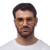 okkia okkia occhiale da lettura mod zeno soft touch anti luce blu giallo havana diottrie 1 50 ean 8055773197084