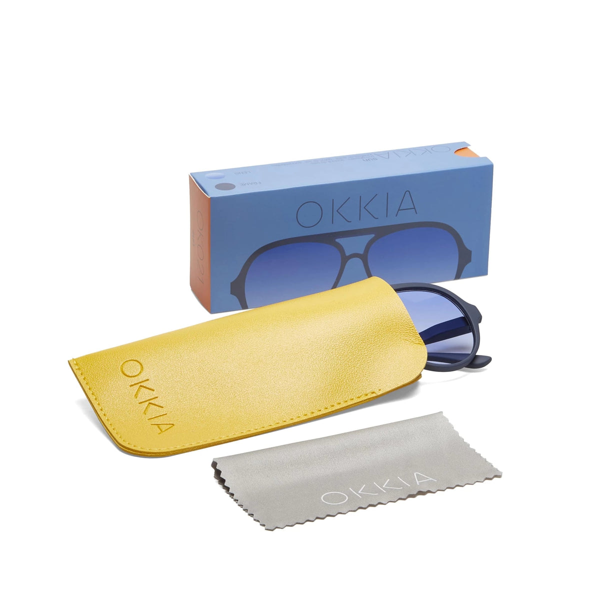 okkia okkia occhiale da sole premontato a forma di goccia mod alessio midnight ean 8055773198081