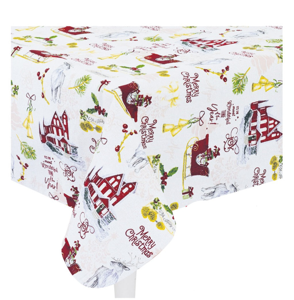 preziosa home preziosa home tovaglia in twill ass natale 130 x 230 cm multicolor 1 pz ean 8050264133459