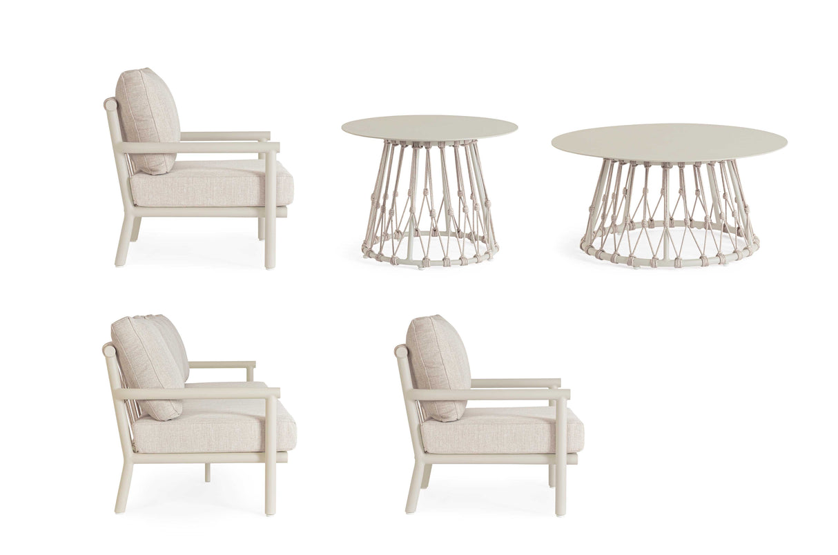 bizzotto bizzotto set salotto 5 pezzi lanai camel sand ean 8051836782761