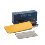 okkia okkia occhiale da sole premontato mod milano soft touch midnight lenti black ean 8056211375651