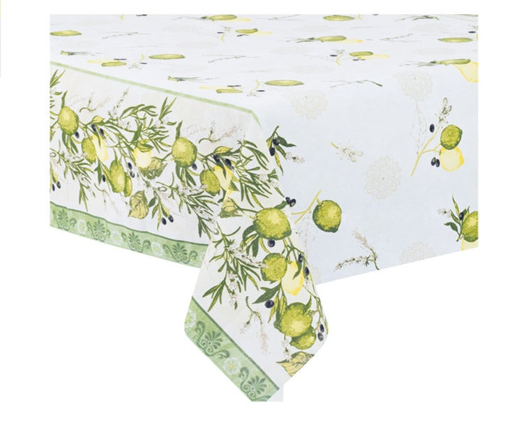 preziosa home preziosa home tovaglia loneta 140 x 240 cm stampata limoni e farfalle ass cotone 1 pz ean 8050264144530