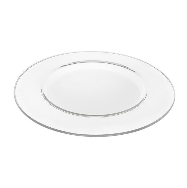 Assiette ronde ALE Import D 330 mm en verre