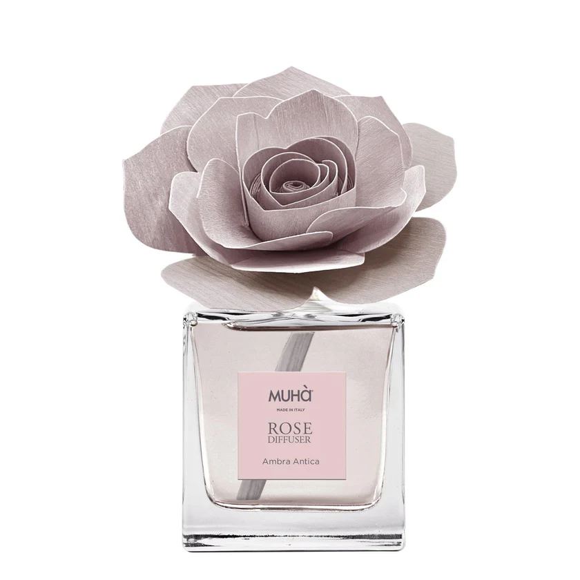 Muhà Diffuseur de Parfum Rose Ambre Ancien 100 ml