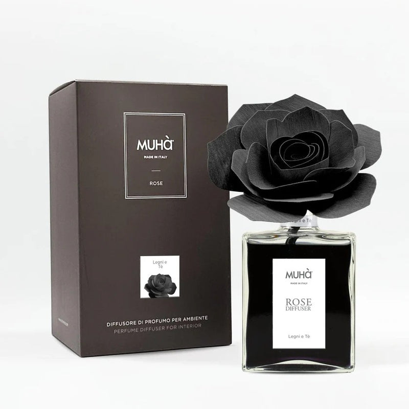 Muhà Diffuseur de parfum Rose Bois et Thé 200ml