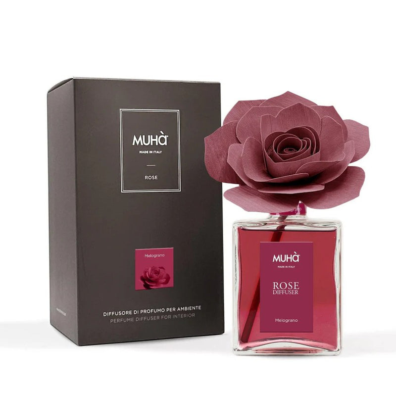 Muhà Diffuseur de parfum Rose Grenade 200 ml