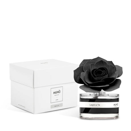 Diffuseur d'Ambiance Rose Muhà Bois et Thé 50ML Noir