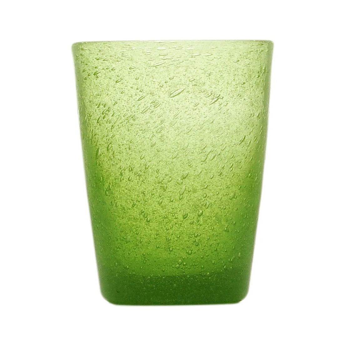 Zani Serafino Memento Verre à Eau Citron Vert - Pâte de Verre