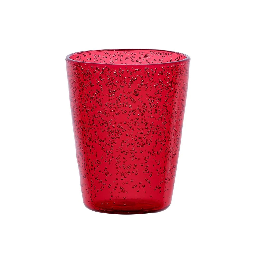Zani Serafino Memento Synth Verre à Eau en Méthacrylate Rouge Clair