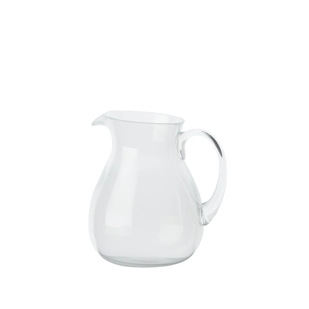 Zani Serafino Caraffa Memento Synth Petit Pichet Blanc Transparent en MS-Méthacrylate 1 L