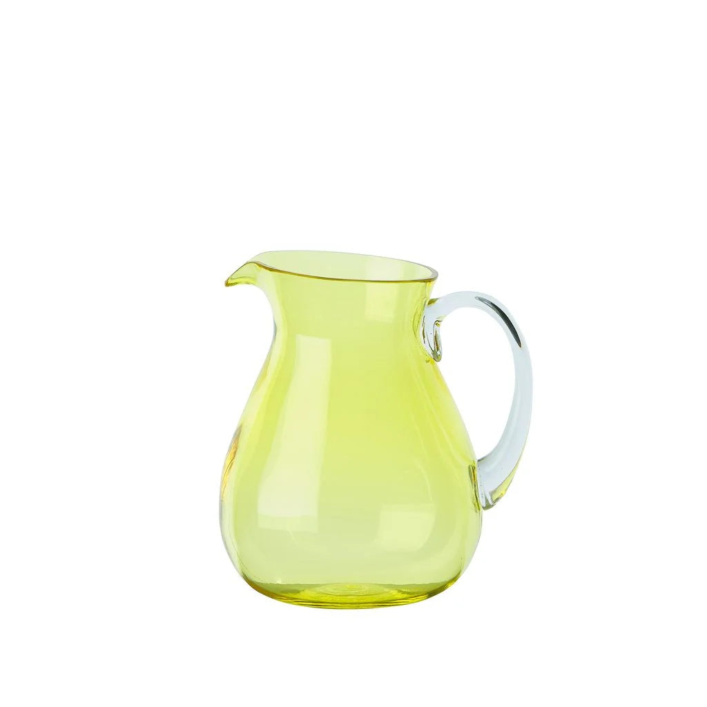 Zani Serafino Caraffa Synth Petite Pichet Jaune Transparent en Méthacrylate 1 L