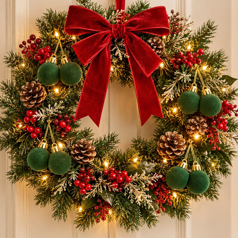 Piovaccari Set de 12 Clochettes de Noël Vert Foncé Ø2 cm – Petites Clochettes Décoratives pour Sapin de Noël, Guirlandes, Décorations et Loisirs Créatifs